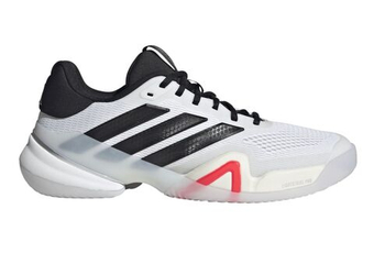 Мужские кроссовки теннисные Adidas Barricade 14 M Wide - cloud white/core black/lucid red