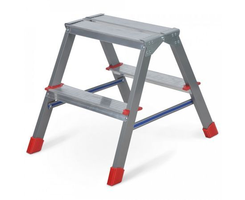 Стремянка 3 ступеней Лестница складная двухсторонняя Инструменты для ремонта дома и строительства Ника АРТ ДЛС2