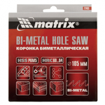 Коронка Bimetal, 105 мм Matrix