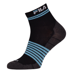 Теннисные носки Fila Unisex Quarter Socks 3P - shock black