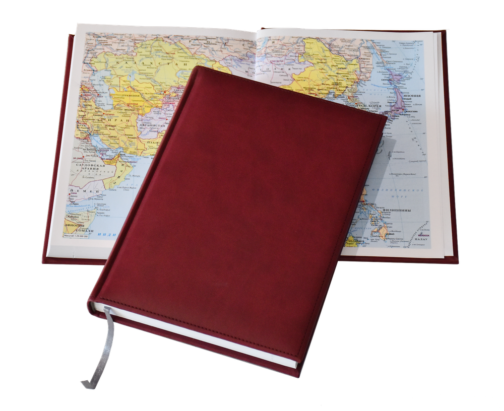 Ежедневник Lediberg Tucson Бордовый