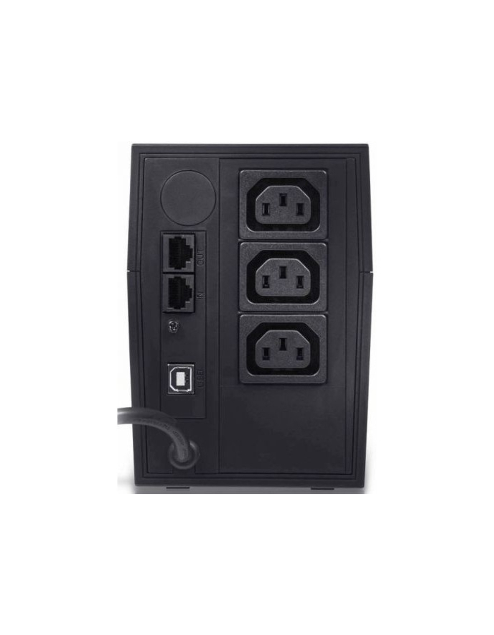 Источник бесперебойного питания PowerCom Raptor RPT-800AP ИБП (800 ВА / 480 Вт, AVR, USB, RJ11 / RJ45, 3 xC13 с резервным питанием) (792811)
