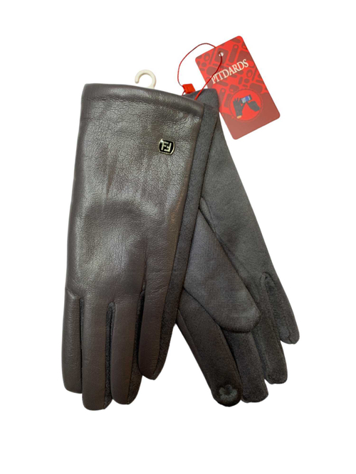 Перчатки. Женские. Материал верха: Эко кожа. Замша. Подклад: Плюш-флис. Сверху эко кожа, ладошка замша. Сенсорные. 12 шт в упаковке, разные цвета.