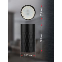 Светильник настенно-потолочный спот ЭРА OL31 BK MR16 GU10 IP20 черный