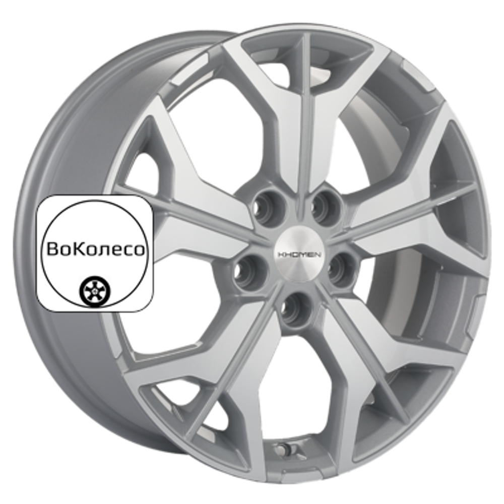 7x17/5x112 ET54 D57,1 KHW1715 (Jetta) F-Silver-FP Khomen Wheels