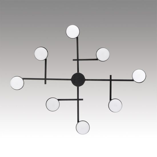 8186/8C COMFI LN25 205 черный, металл Люстра потолочная LED GX53 8*7W 220V DABRA