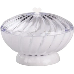 Сухарница Грация 1,5л (с крышкой)(белый) (комплект 10 шт)