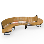 Скамейка Rail Road 02 Змейка