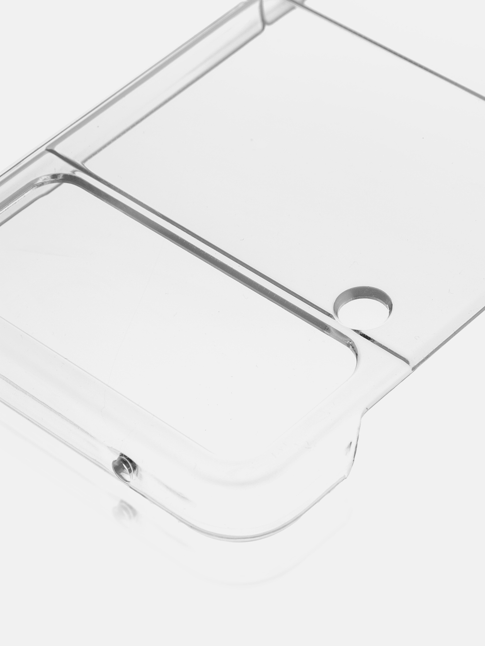 Пластиковый чехол ROSCO для Samsung Galaxy Z Flip4 (арт.SS-ZFLIP4-PC-TRANSPARENT)