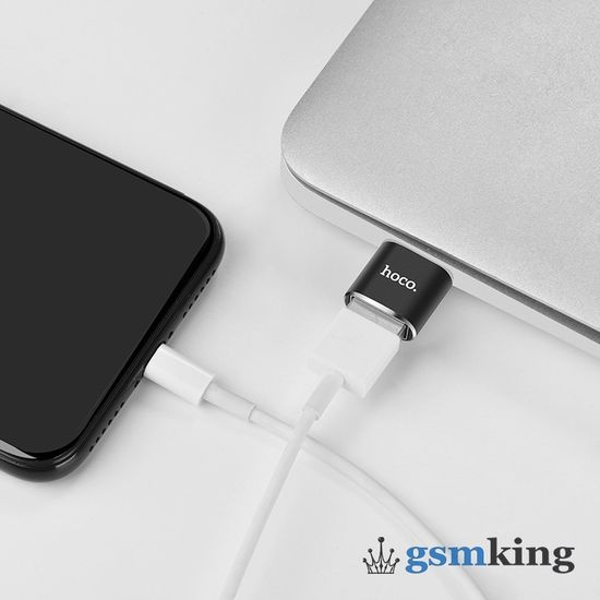 Адаптер Hoco UA5 Adapter Type-C to USB UA5 Charging Data Transfer Convertor - Подарок при покупке MacBook