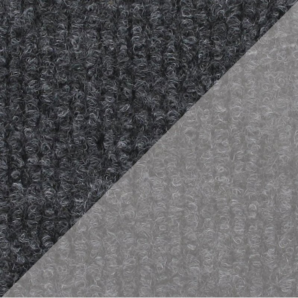 Полотно нетканое иглопробивное Экспоплей темно-серый с защитной пленкой, ширина 2м, рулон 100 кв.м