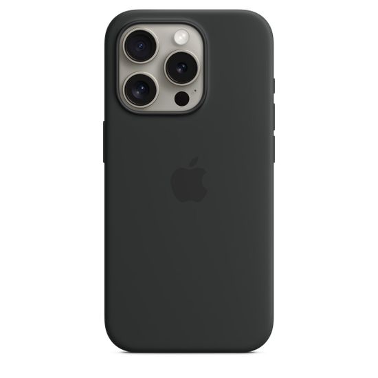 Apple FineWoven Case with MagSafe iPhone 15 Pro Black (Чёрный)