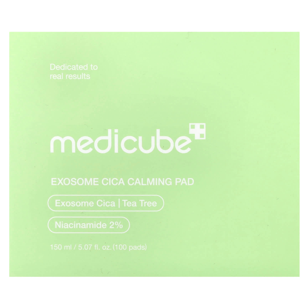 Medicube, Exosome Cica Calming Pad, 100 подушечек, 150 мл (5,07 жидк. Унции)