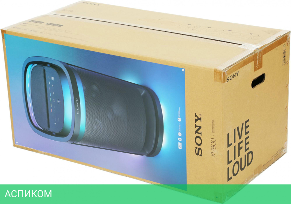 Музыкальный центр Sony SRS-XV900 черный