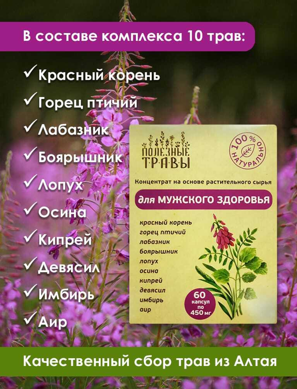 Фитокомплекс для мужского здоровья 60 капсул