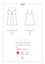 Эффектный короткий бэби-долл Arisha (Размер: S-M) (Цвет: черный)