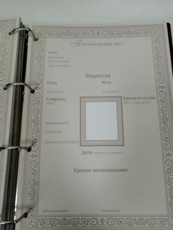 Подарочная родословная книга "Рыцарская", искусственная кожа