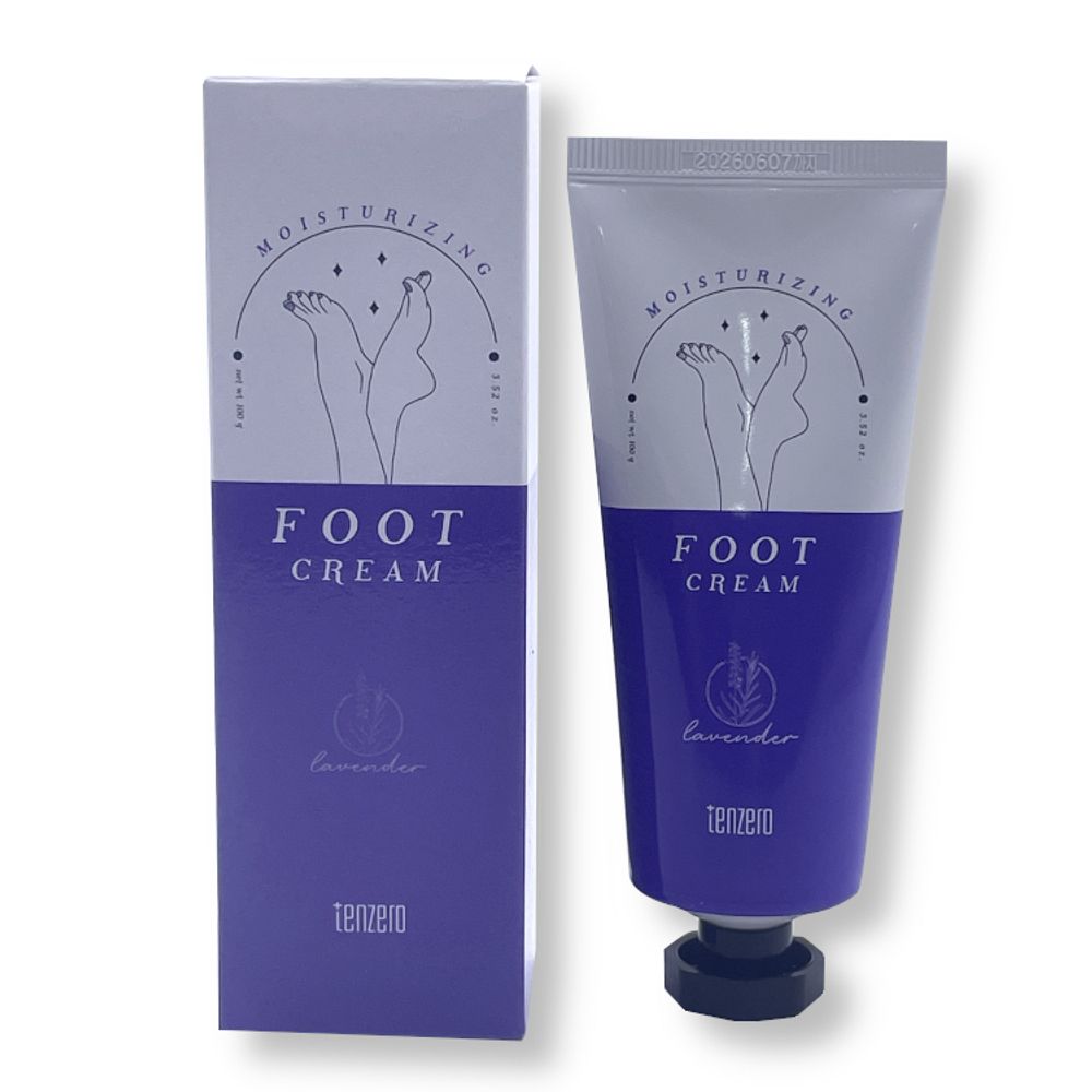 Крем для ног с ароматом лаванды TENZERO Moisturizing Foot Cream Lavender 100 гр