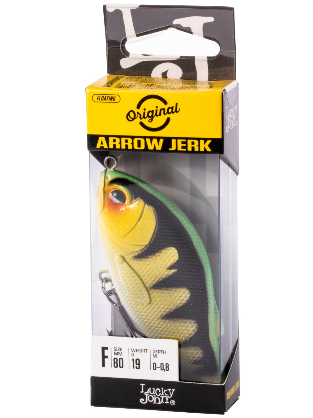 Воблер плавающий LJ ORIGINAL ARROW JERK 8 см, цвет 005