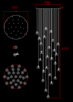 Подвесная люстра Bocci 14.26 Random