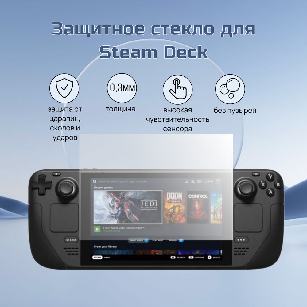 Защитное стекло для Steam Deck