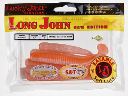 Мягкая приманка Lucky John LONG JOHN 4.2in (107 мм), цвет T27, 6 шт.