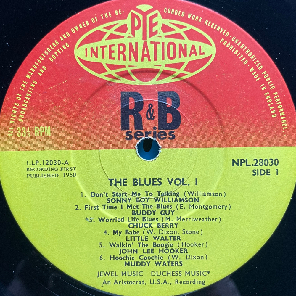 Сборник The Blues Volume 1 (Англия 1963г.)