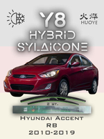 Щетки стеклоочистителя HUOYE Y8 650/400 мм на Hyundai Accent | Hook/J-Hook