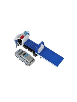 Набор детский Эвакуатор 13 см и машинка 8 см Полиция