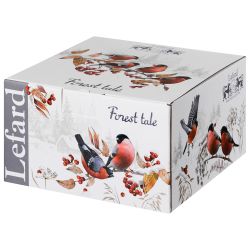 НАБОР СТАКАНОВ ИЗ 4-Х ШТ. "СНЕГИРИ" 320 МЛ