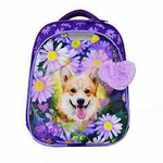 Ранец Колибри 5 с ортопед. спинкой "Корги" 36*28*17 см. 2 отд. (Luris)