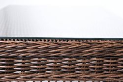 "Асти" лаунж-зона из искусственного ротанга на 4 персоны, цвет коричневый