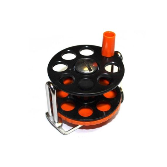 Катушка Пеленгас пластиковая 65мм  с металлическим кронштейном