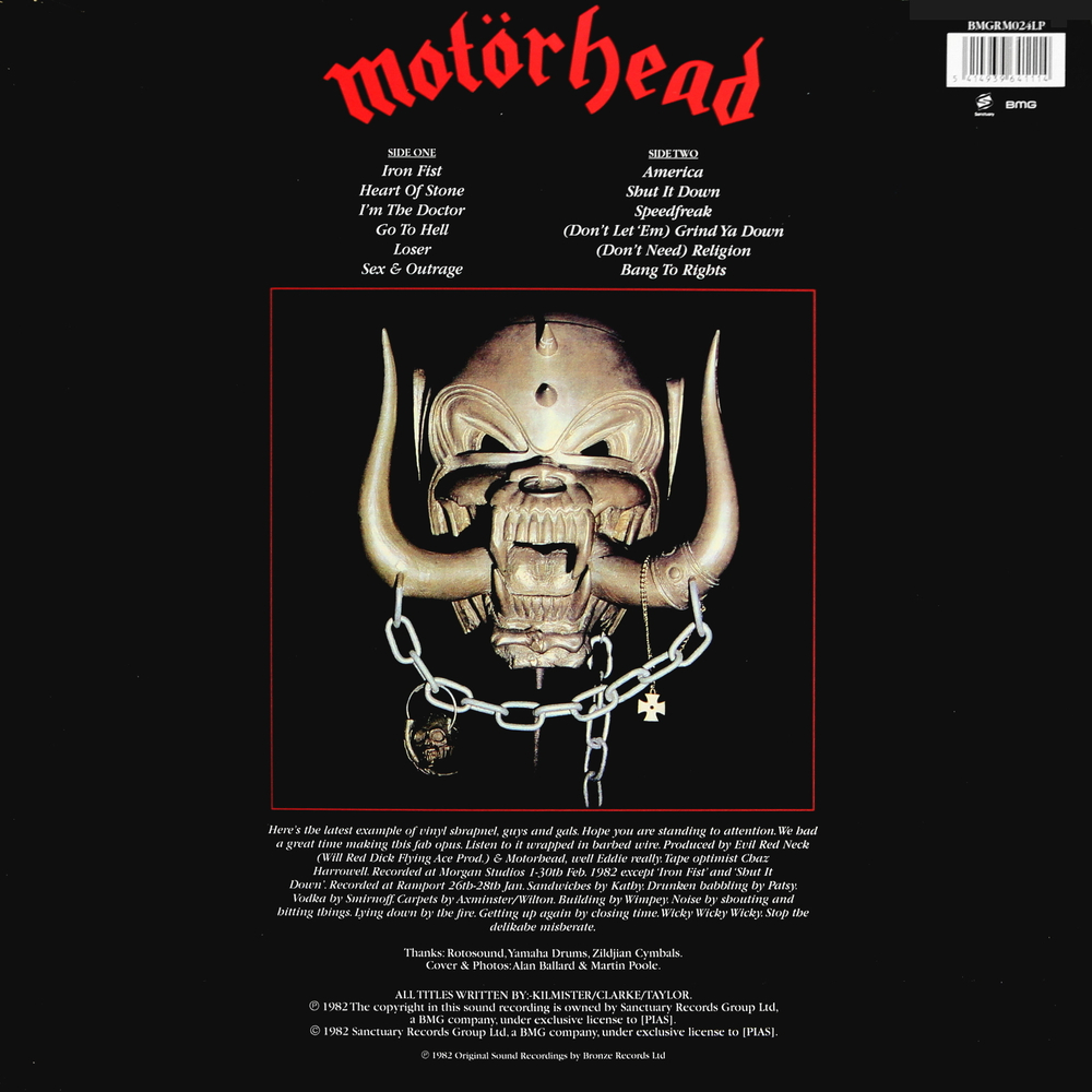 Motorhead / Iron Fist (LP)