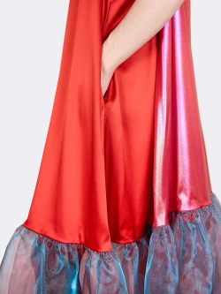 Платье с воланами OLA OLA