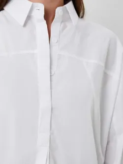 Рубашка  оверсайз  длинная