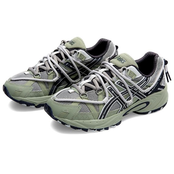 Asics Гель Kahana TR v2 Повседневная обувь Низкий Топ Зеленый-серый Унисекс