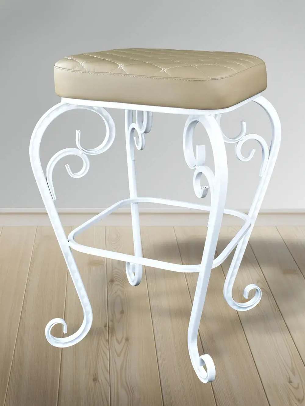 Стул Элегия-2 бежевый, белый