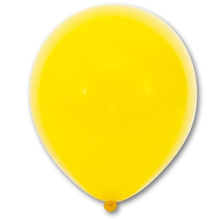 Воздушные шары Весёлая Затея, пастель жёлтый, 50 шт. размер 10" #1102-1555
