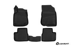 Коврики в салон для PEUGEOT 2008, 2014-, 4 шт. (полиуретан) ELEMENT3D3827210K