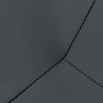 Комплект кресло HUG тёмно-серый, экокожа, шенилл с оттоманкой тёмно-серый, экокожа