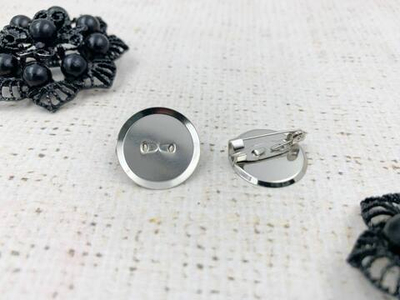 Заготовка для броши, d 1,9 см