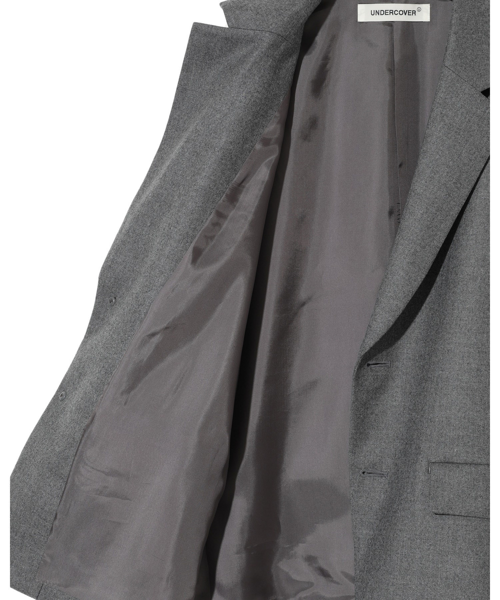 UNDERCOVER ЖАКЕТ КОМБИНИРОВАННЫЙ СЕРЫЙ