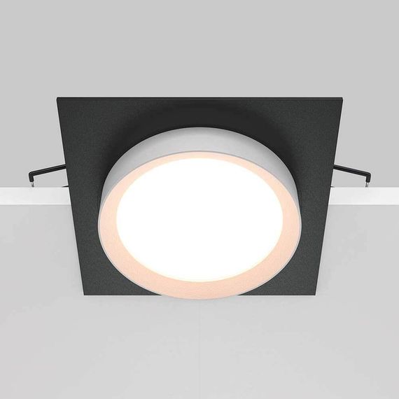 Встраиваемый светильник Maytoni Hoop DL086-GX53-SQ-BW