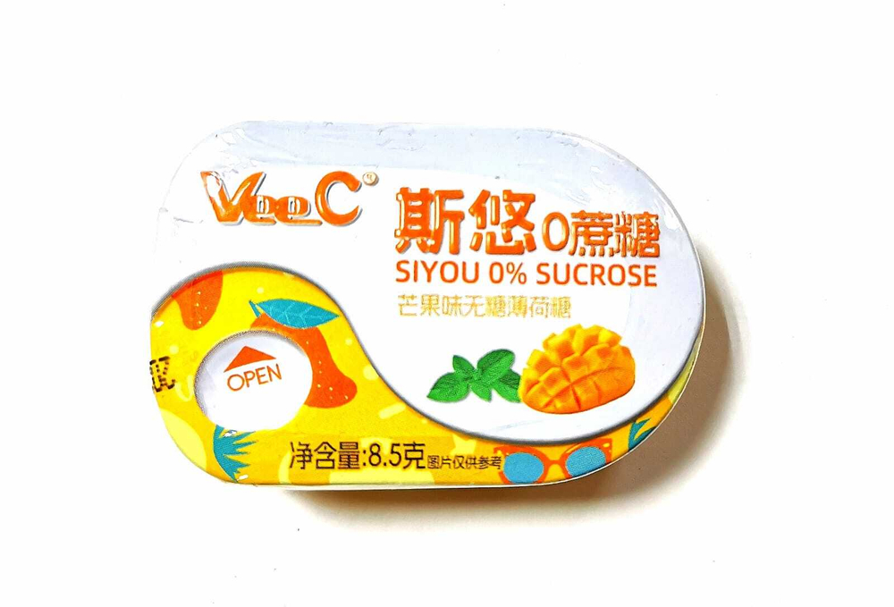 Драже VeeC со вкусом манго ж/б 8,5 гр