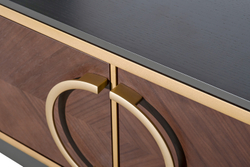 Консоль шпон 2 ящика 120x80x35см Garda Decor