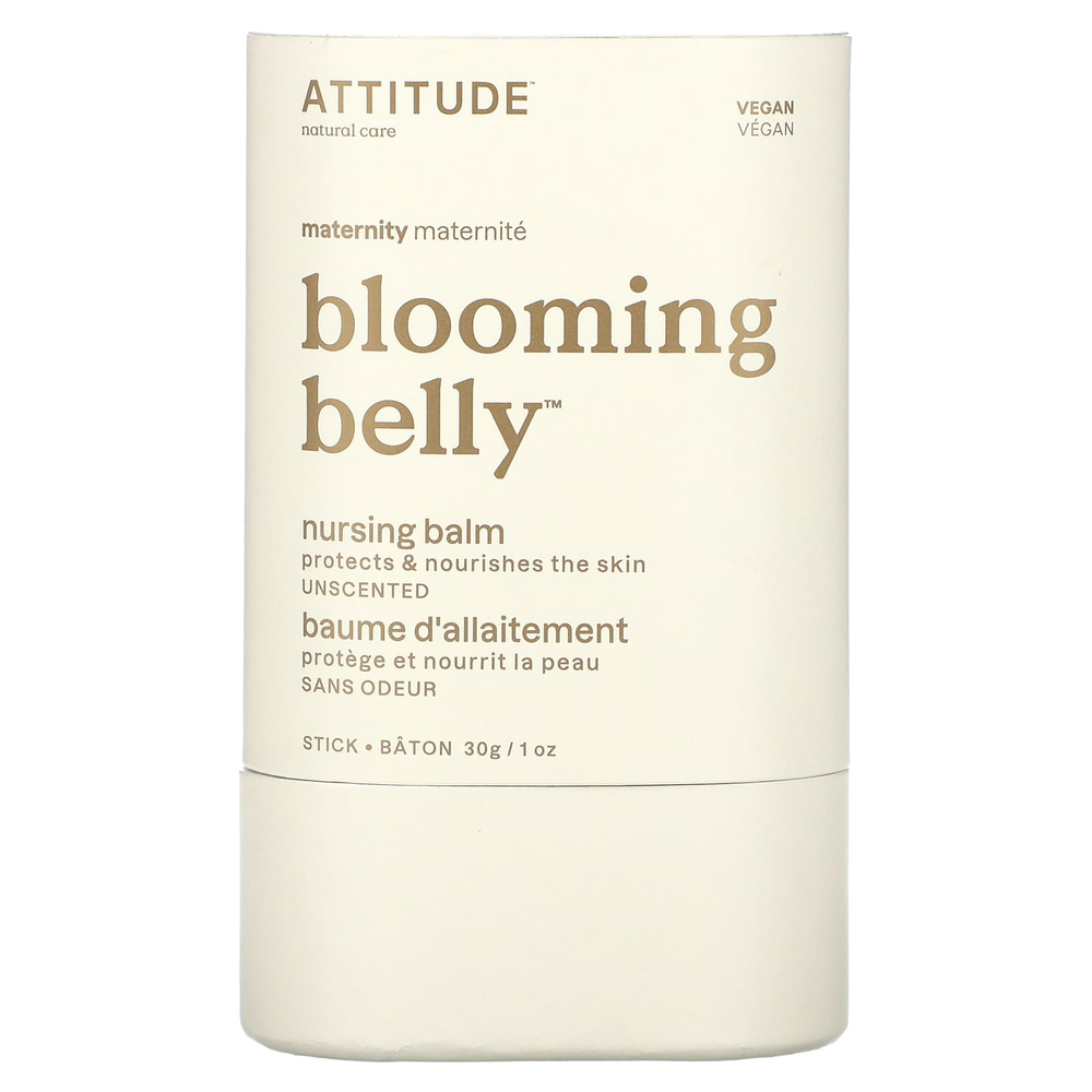 ATTITUDE, Blooming Belly, бальзам для кормления, без запаха, 30 г (1 унция)