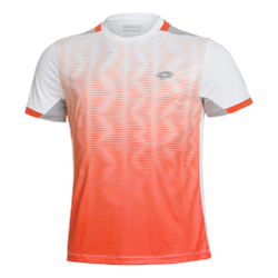 Мужское теннисное поло Lotto Top IV 2 T-Shirt Men - Red, White