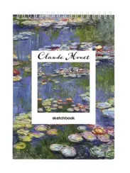 Клод Моне. Скетчбук классический на пружине. Кувшинки. (А5, 48 л., офсет 190 гр.)