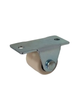 Белое колесо для дивана прорезиненное, 4 см